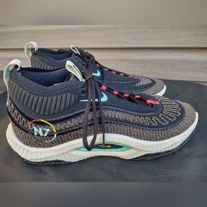 The Nike Cosmic Unity 3 'N7' Embroidered Multi-colored Basketball Shoes Sz 10.5
